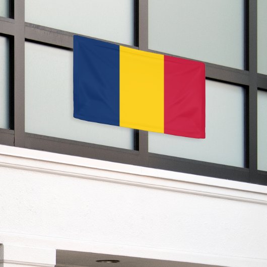Banderoles Drapeau Tchad (Bâtiment extérieur)