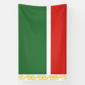 Banderoles Drapeau tchétchène (Verticale)