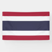 Banderoles Drapeau Thaïlande  (Horizontal)
