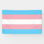 Banderoles Drapeau transgenre trans pride symbole LGBT homo g (Horizontal)
