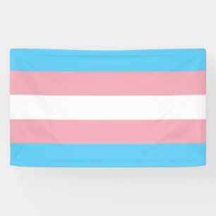 Banderoles Drapeau transgenre trans pride symbole LGBT homo g