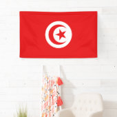 Banderoles Drapeau Tunisie (En situation)