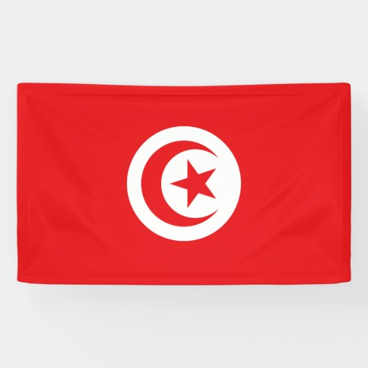 Banderoles Drapeau Tunisie (Horizontal)