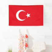 Banderoles Drapeau turc (Turquie) (En situation)