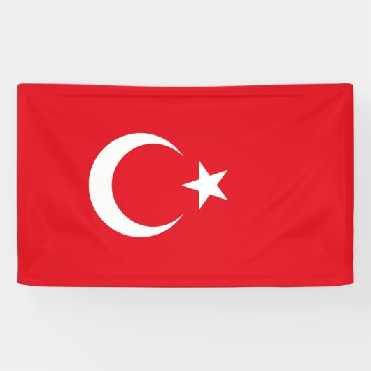 Banderoles Drapeau turc (Turquie) (Horizontal)