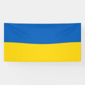 Banderoles Drapeau Ukraine (Horizontal)