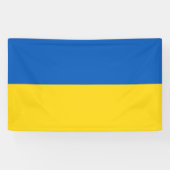 Banderoles Drapeau Ukraine (Horizontal)