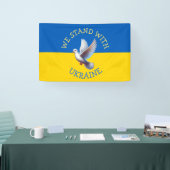 Banderoles Drapeau Ukraine | Je suis avec l'Ukraine (Salon professionnel)