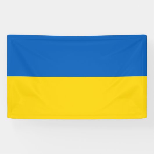 Banderoles Drapeau ukrainien (Horizontal)