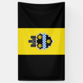 Banderoles Drapeau urbain de Pittsburgh (Pennsylvanie) (Vertical)