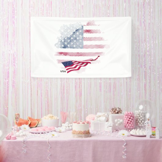 Banderoles Drapeau USA (Fête)