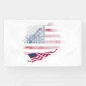 Banderoles Drapeau USA (Horizontal)