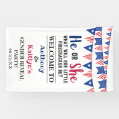 Banderoles Drapeaux de Bunting 4 juillet Fête de Révélation d (Horizontal)