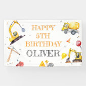 Banderoles Dream Construction Party Boys (Horizontal)