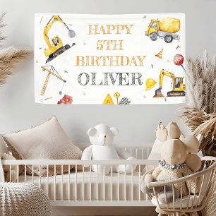 Banderoles Dream Construction Party Boys