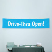 Banderoles Drive-Through Open ! Bandeau publicitaire (Salon professionnel)