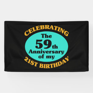 Banderoles Drôle 80e anniversaire Gag cadeau