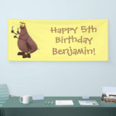 Banderoles Drôle affamé pulette affamée dessin animé (Salon professionnel)