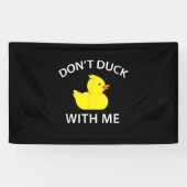 Banderoles Duck Duck With Me Funky Rubber Duck (Horizontal)