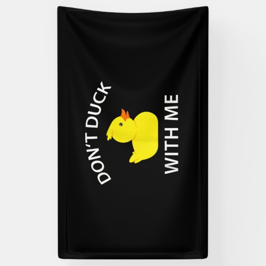 Banderoles Duck Duck With Me Funky Rubber Duck (Vertical)