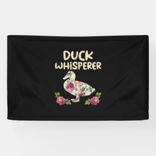 Banderoles Duck Whisperer Fleur Drôle Agriculture Animal de f