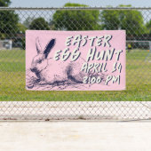 Banderoles Easter Egg Hunt Banner - Easter Bunny (En situation)