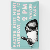 Banderoles Easter Egg Hunt Banner - Easter Bunny (Vertical)