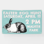Banderoles Easter Egg Hunt Banner - Easter Bunny (Horizontal)