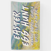 Banderoles Easter Egg Hunt Banner - Pastel Landscape (Vertical)