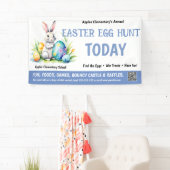 Banderoles EASTER EGG HUNT PTO PTA Church Banner (En situation)
