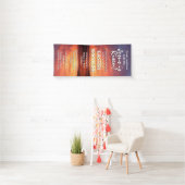 Banderoles EASTER Jésus est ressuscité SERVICES D'ÉGLISE Cust (En situation)