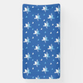 Banderoles Eaux sereines - Conception Motif de Swan Lake (Verticale)