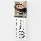 Banderoles Échelles d'obtention du diplôme d'école de droit (Vertical)