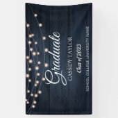 Banderoles Éclairage à cordes de bois rustique (Vertical)