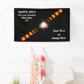Banderoles Éclipse solaire totale 2024 (En situation)