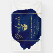 Banderoles Ecole de Pharmacie Abstraite Bleue (Vertical)