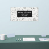 Banderoles École élémentaire Salle de classe de professeur pe (Salon professionnel)