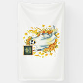 Banderoles École Ghost Haunt Halloween (Vertical)