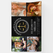 Banderoles Ecole Moderne de Droit Diplômé Photo Collage Banni (Vertical)