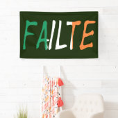 Banderoles Écrasement superposé sur le bnrcnt du drapeau irla (En situation)