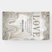 Banderoles Écriture d'amour Verse Ephésiens 4:2 Mariage (Horizontal)