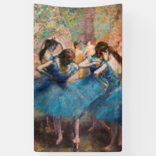 Banderoles Edgar Degas - Danseuses en bleu (Vertical)