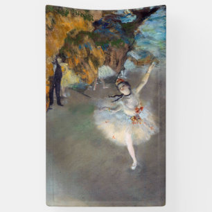 Banderoles Edgar Degas - L'Étoile / Danseur sur scène