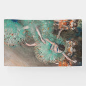 Banderoles Edgar Degas - Swaying Dancer / Danseuse en vert (Horizontal)