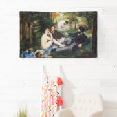 Banderoles Edouard Manet - Déjeuner sur l'herbe (En situation)
