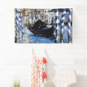 Banderoles Edouard Manet - Grand Canal, Venise (En situation)