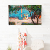 Banderoles Edvard Munch - Danse sur la plage (En situation)
