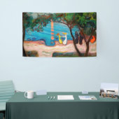 Banderoles Edvard Munch - Danse sur la plage (Salon professionnel)