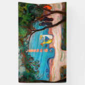 Banderoles Edvard Munch - Danse sur la plage (Vertical)