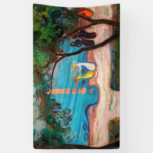 Banderoles Edvard Munch - Danse sur la plage (Vertical)